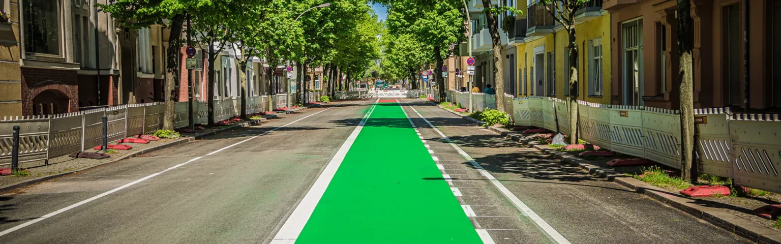 Finalisierter Straßenbau von Dalhoff